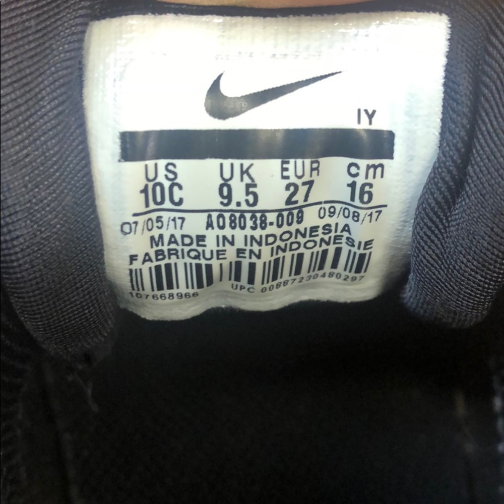 Nike Little Posite One Abalone Toddler Sz 10c - Picture 9 of 10